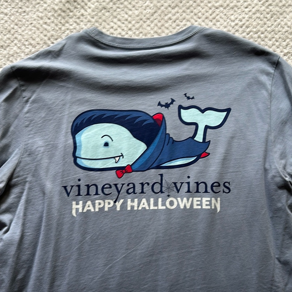 Vineyard Vines Halloween Long-Sleeve Pocket Tee